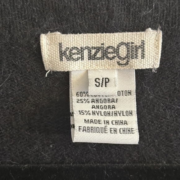 Angora blend wrap pullover cardigan - Picture 2 of 4